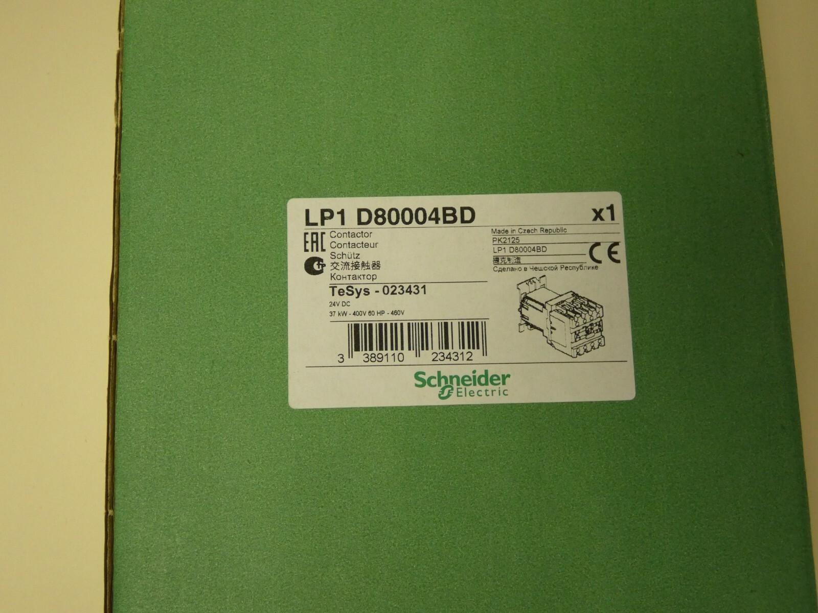 IEC contactor, TeSys Deca, nonreversing, 125A resistive, 4 pole, 4 NO, 24VDC coil, open style