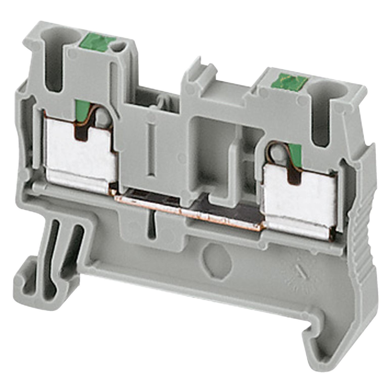 Terminal block, Linergy TR, push-in type, feed through, 2 points, 2.5mm², orange, set of 50