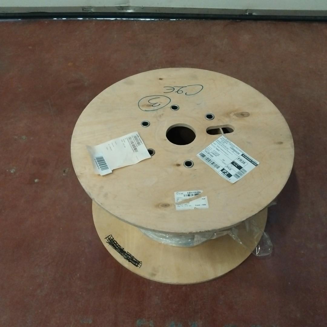cable on reel - free ends - 2 line testers - 100 m