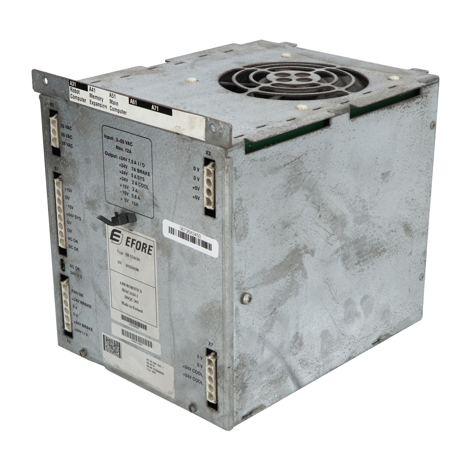 SR92A630 Power Supply ABB 3HAC1620-1 DSQC 365 UMP