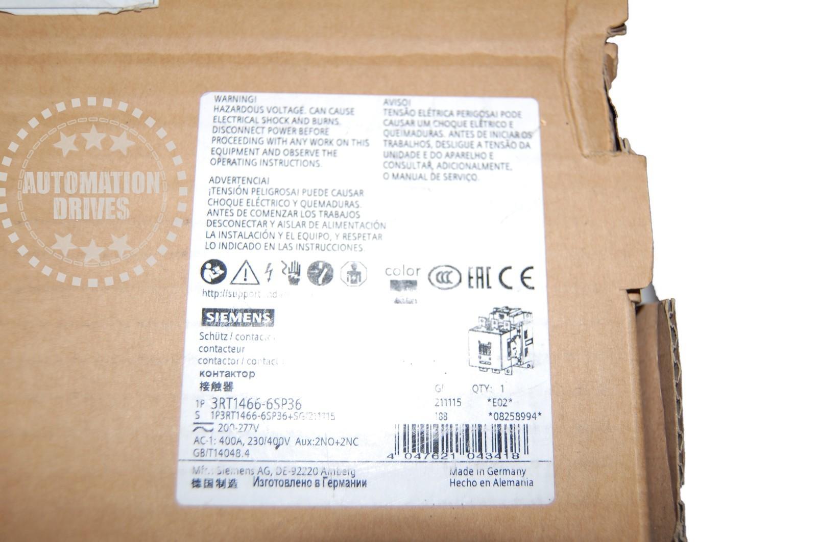 Contact. AC1: 400A 2NO+2NC F-PLC-IN