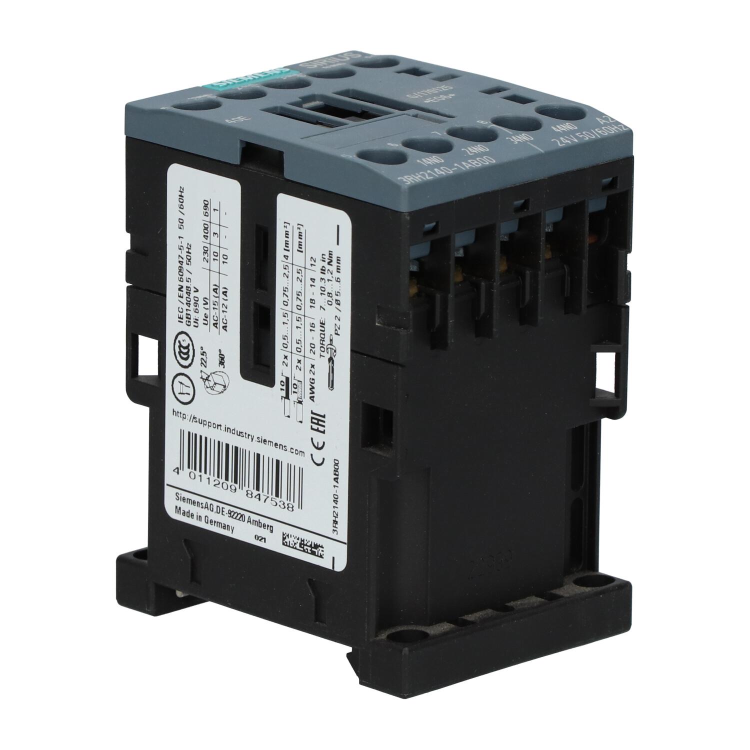 CONTACTOR RELAY 4NO AC 24V SCREW