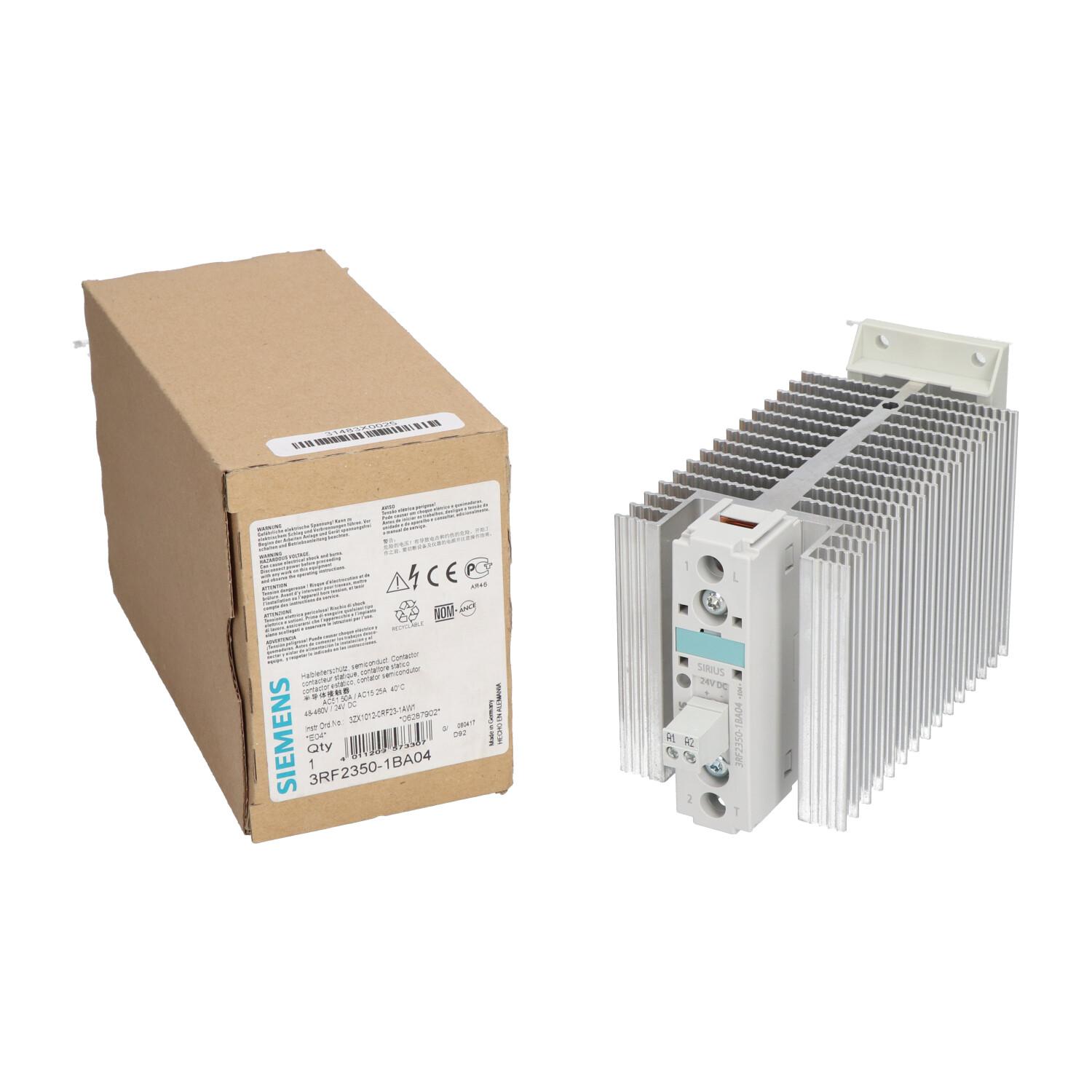 230/460V, 22MM SSIS CON, 50A, SCRW, 24VDC