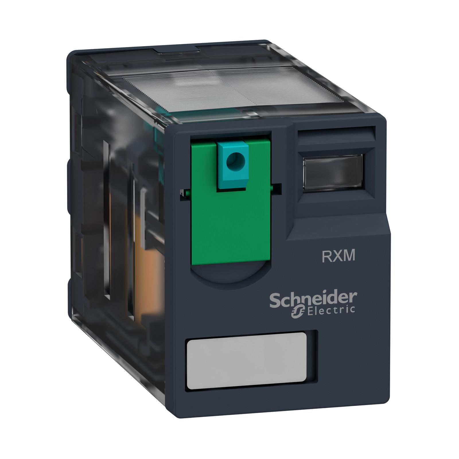 miniature plug in relay, Harmony Electromechanical Relays, 12A, 2CO, lockable test but to n, 110V DC