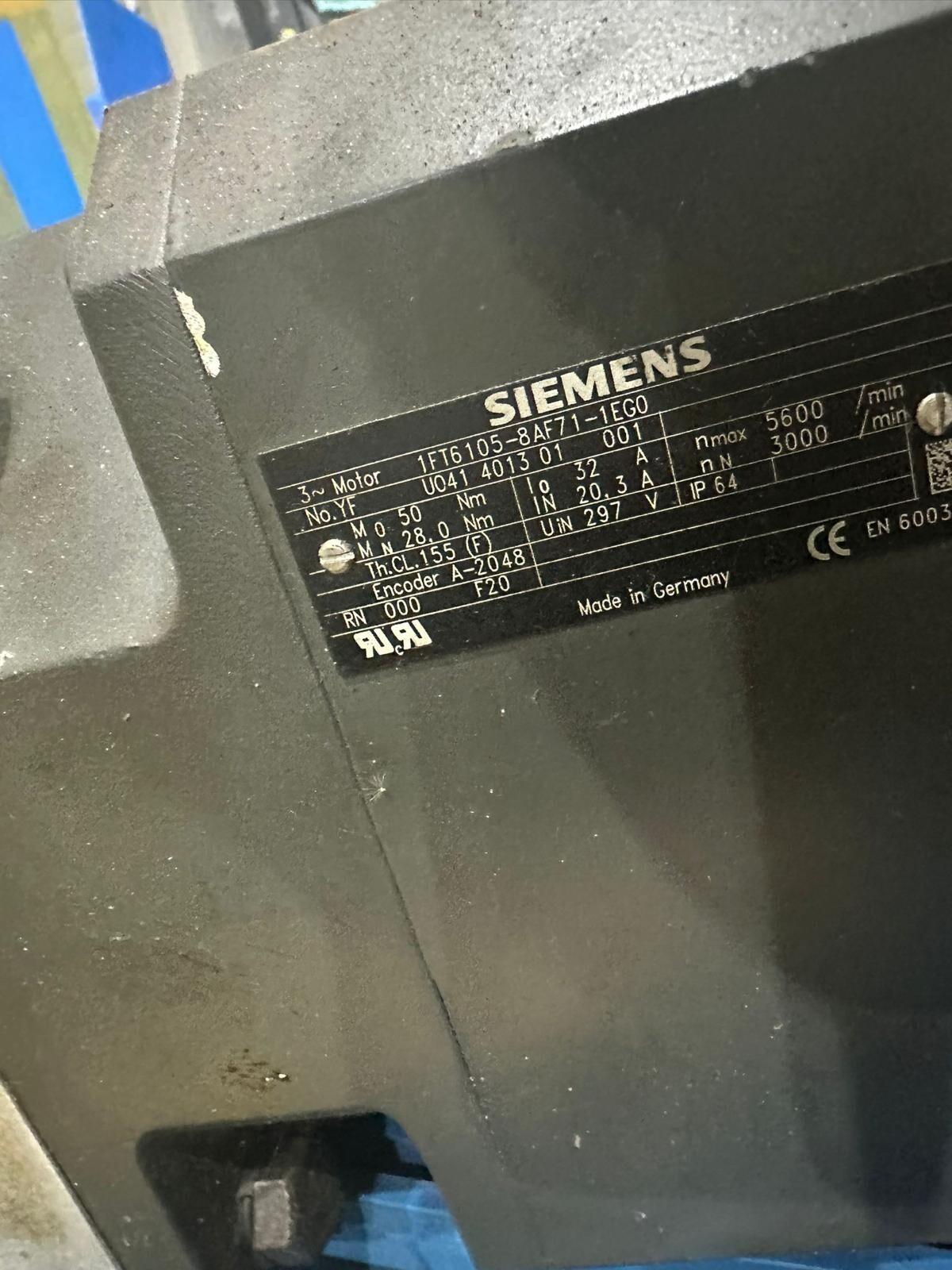 1FT6105-8AF71-1EG0 SIMOTICS Synchronous servo motor,1FT6105-8AF71-1EG0