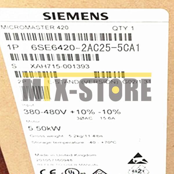 Unopened 6SE6420-2AC25-5CA1 MM420 5.5KW220V 6SE6 420-2AC25-5CA1