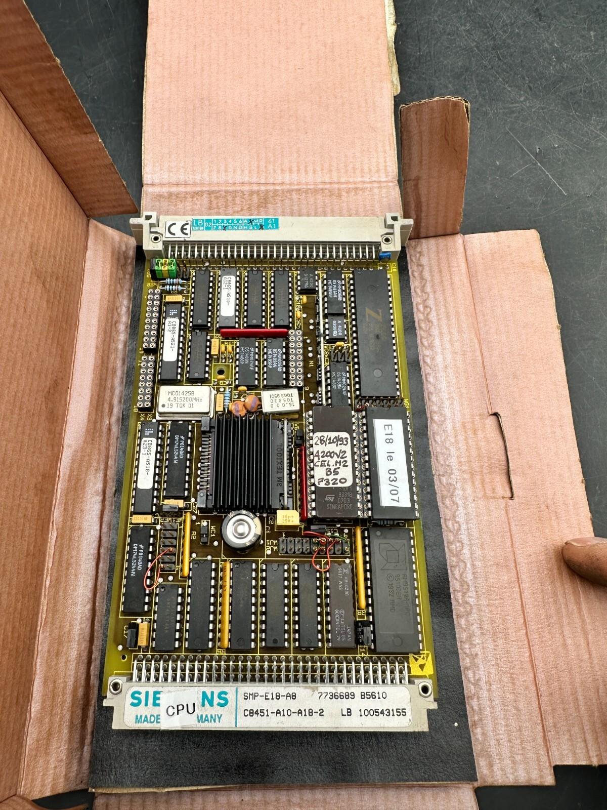SMP E18-A8 CPU Board Rexroth C8451-A10-A18-2