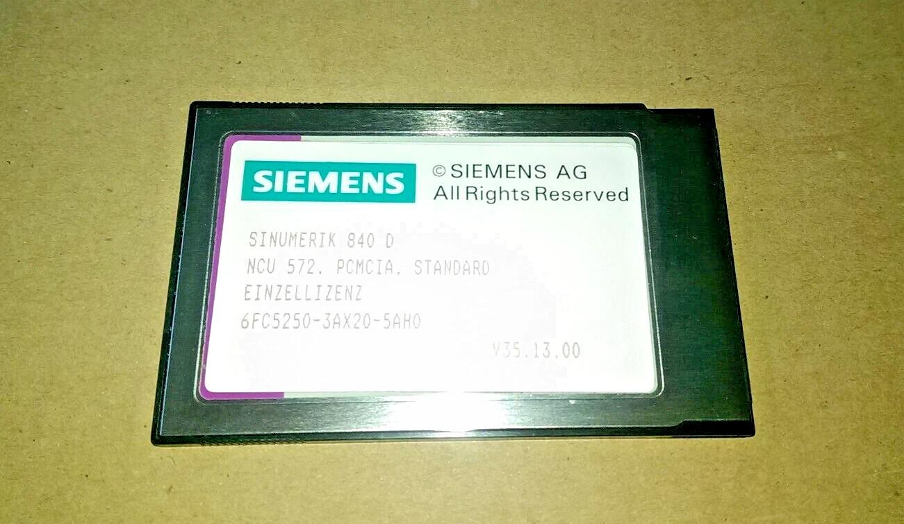 6FC5250-3AX20-5AH0 NCU 572.2 840D 6FC5357-0BB21-0AE0 Card Memory CNC