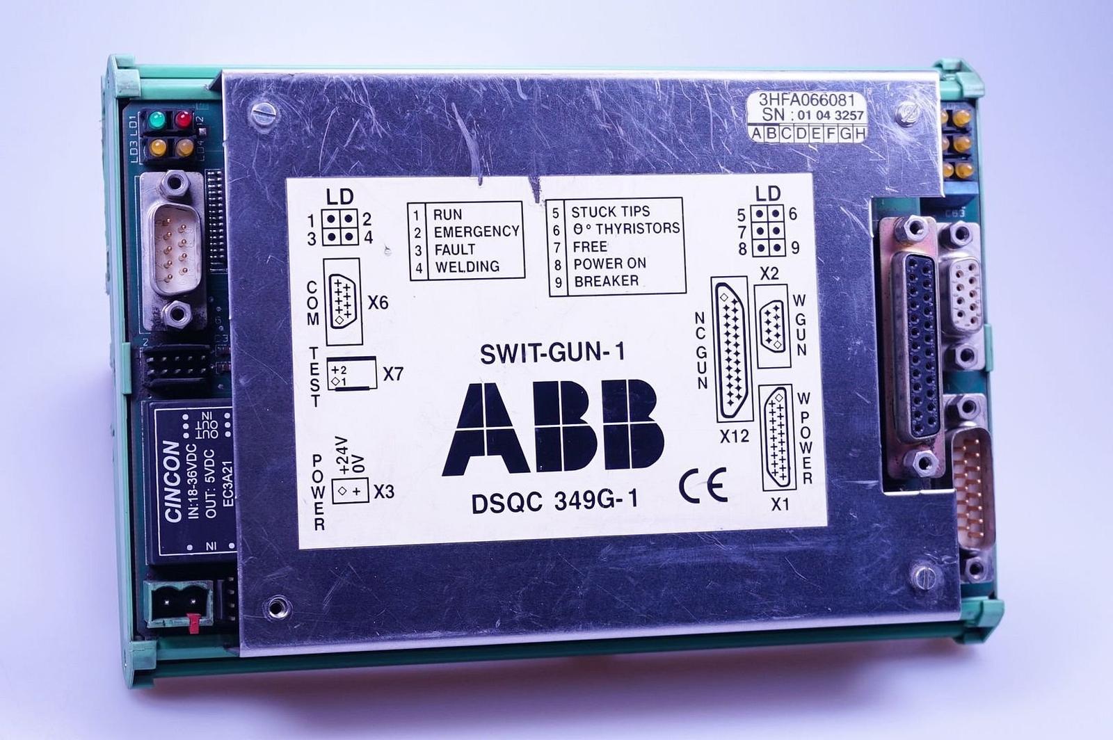 Robotics Dsqc 349G-1 SWIT-GUN-1 3HFA066081)