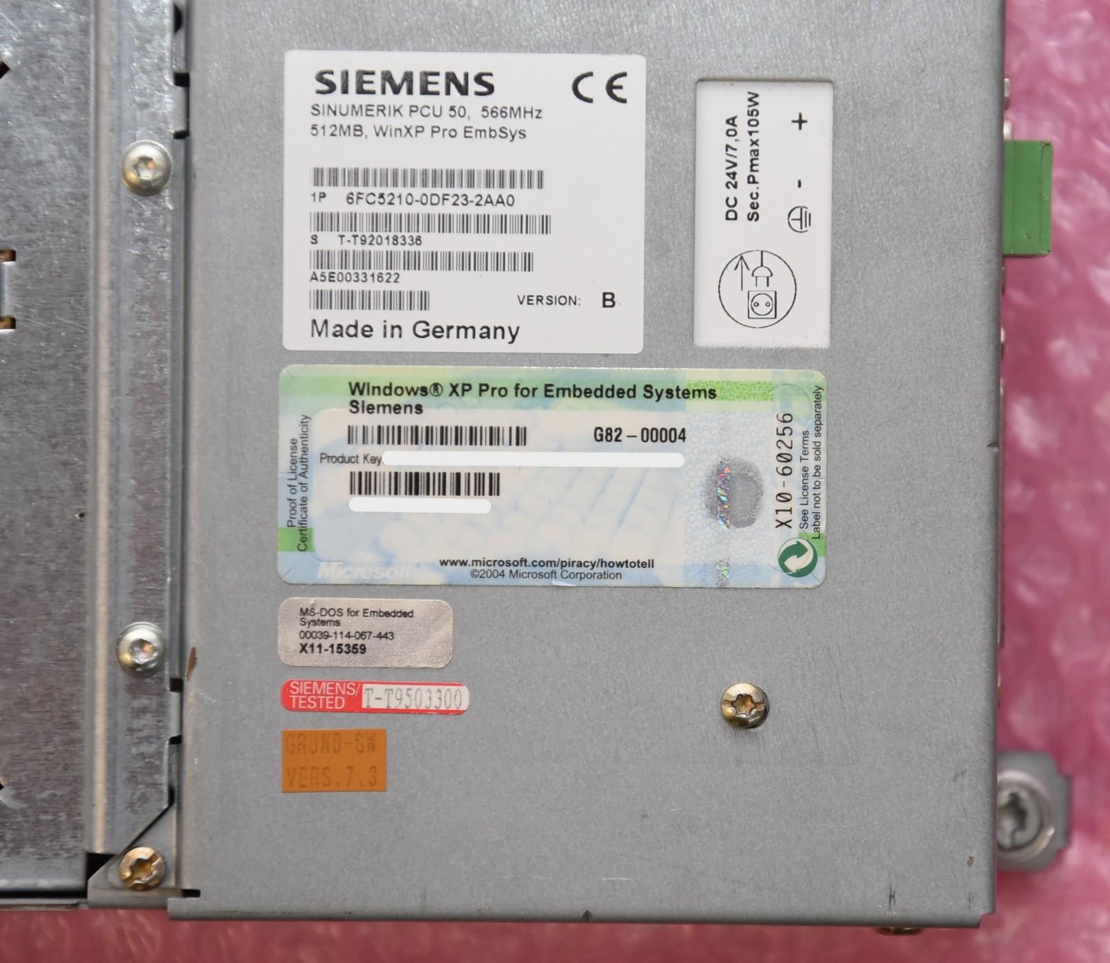 6FC5210-0DF23-2AA0 SINUMERIK 50 566 MHz; 512 MB RAM