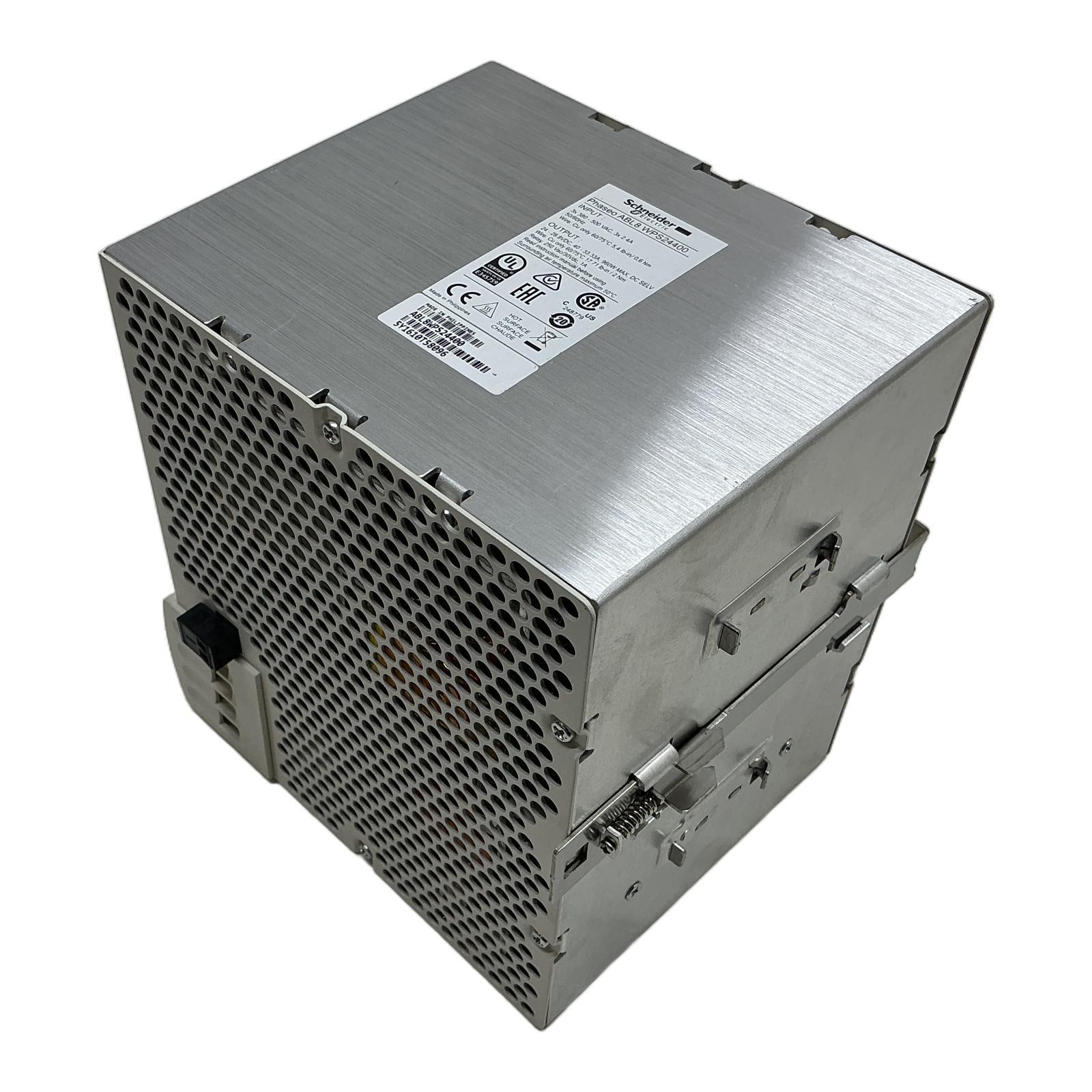 Regulated switch power supply, modicon power supply, 3 phases, 380 to 500V, 24V, 40A