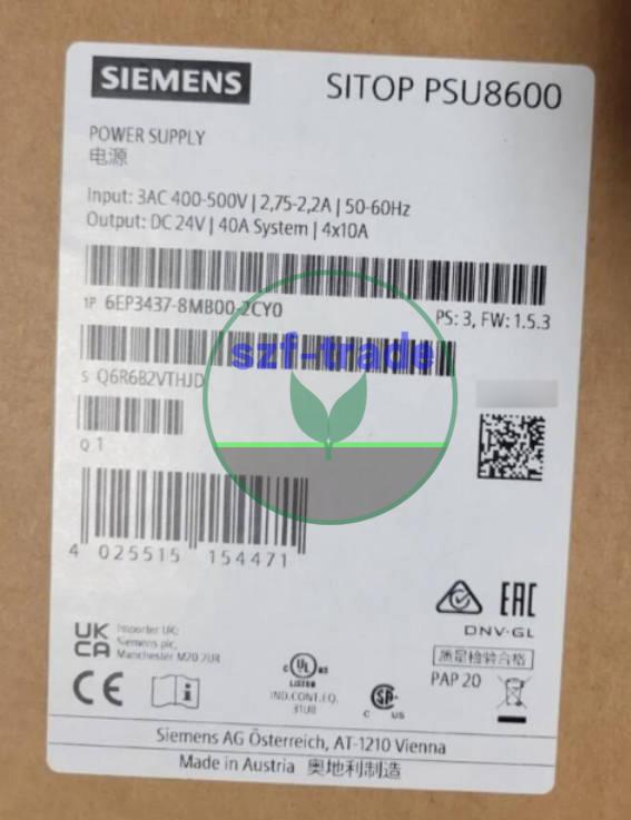 SITOP PSU8600 24V DC 40A/4X 10A PN, 3AC