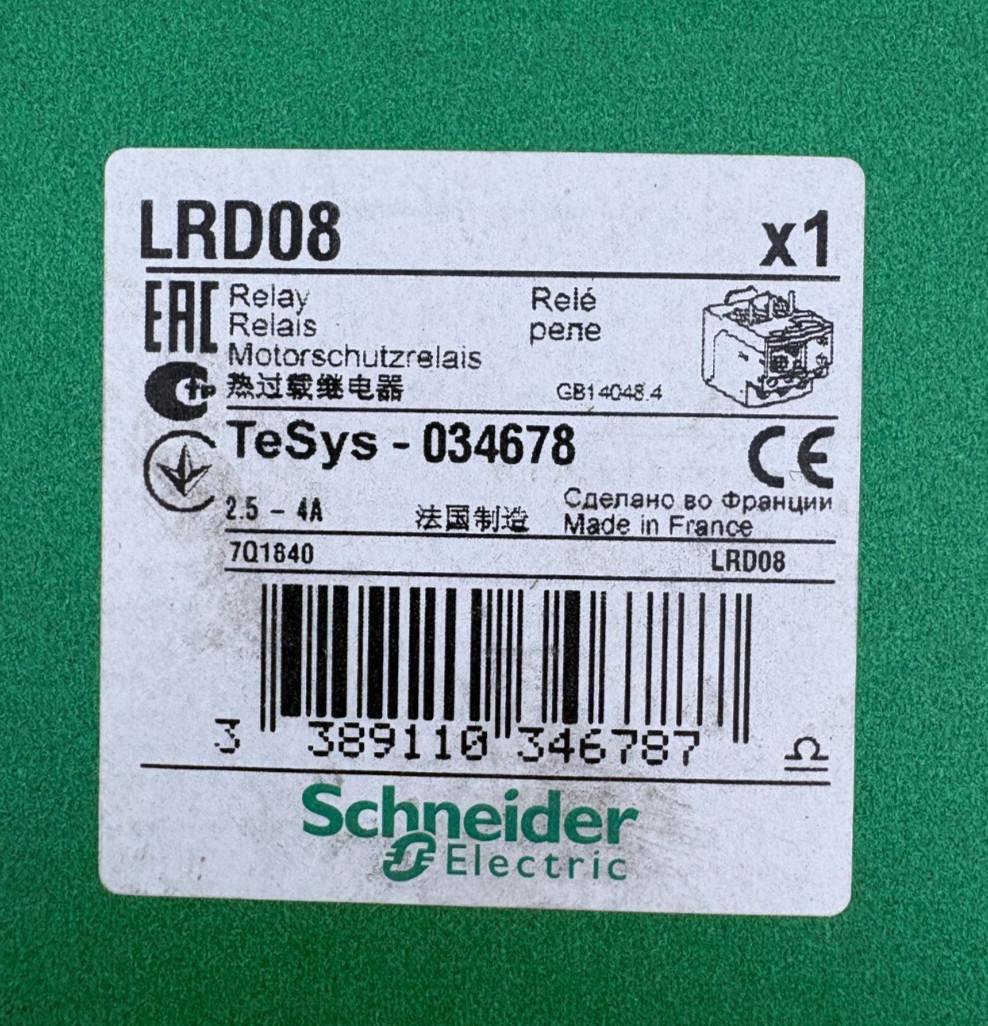 TeSys Deca, thermal overload relay, 2.5 to 4 A, class 10A