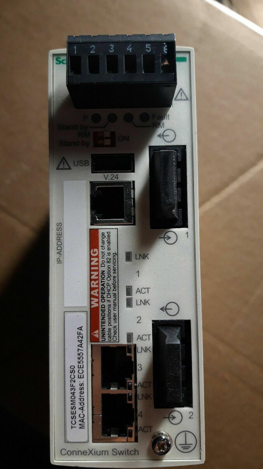 TCSESM043F2CS0 Ethernet TCP/IP managed switch Connexium