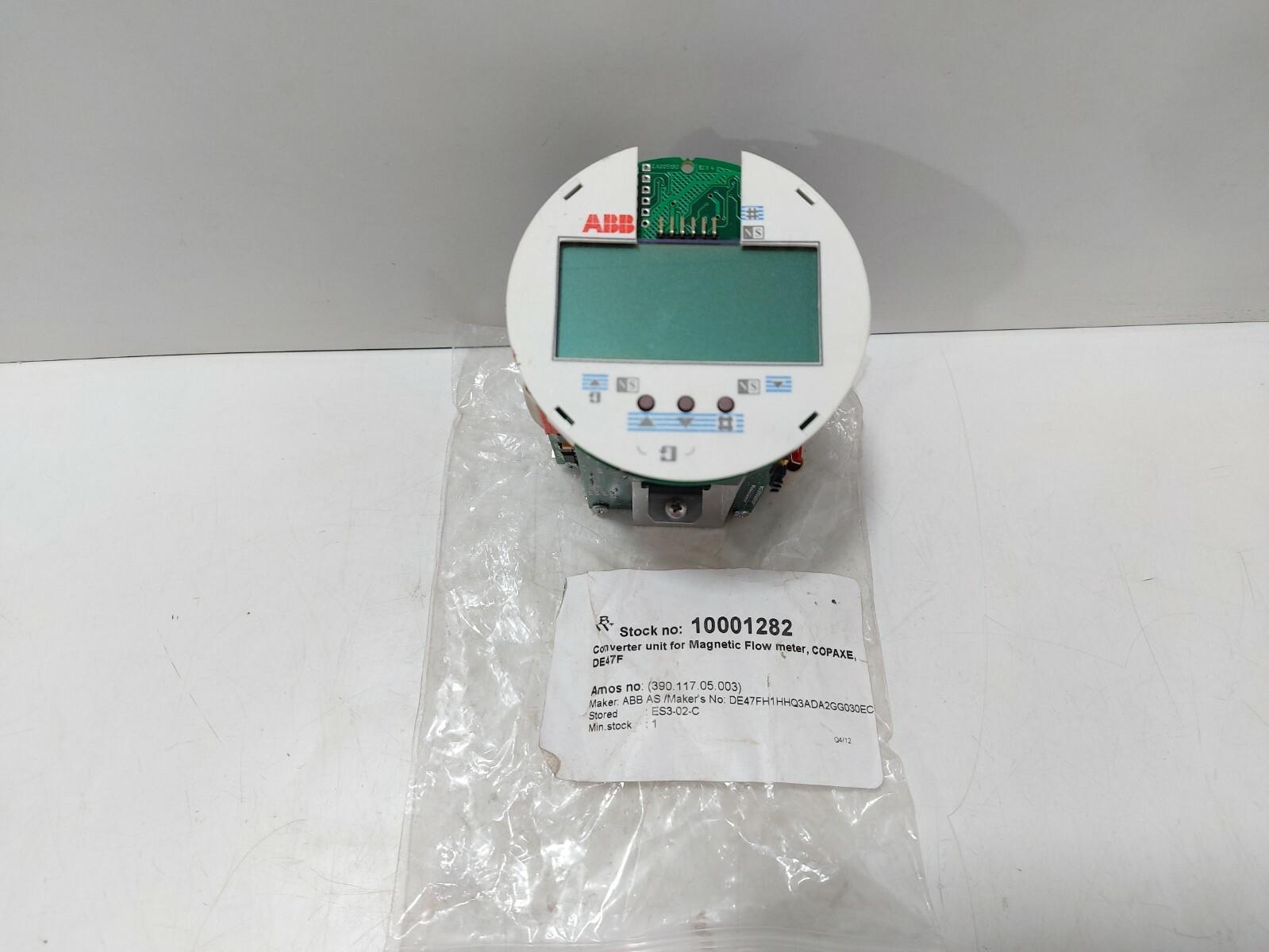 DE47F Unité Convertisseur pour Magnétique Flux Mètre DE47FH1HHQ3ADA2GG030EC
