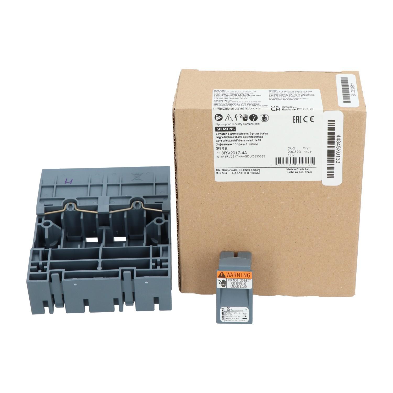3-PH BUSBAR EXTENSION FOR 2 S00/S0 MSP