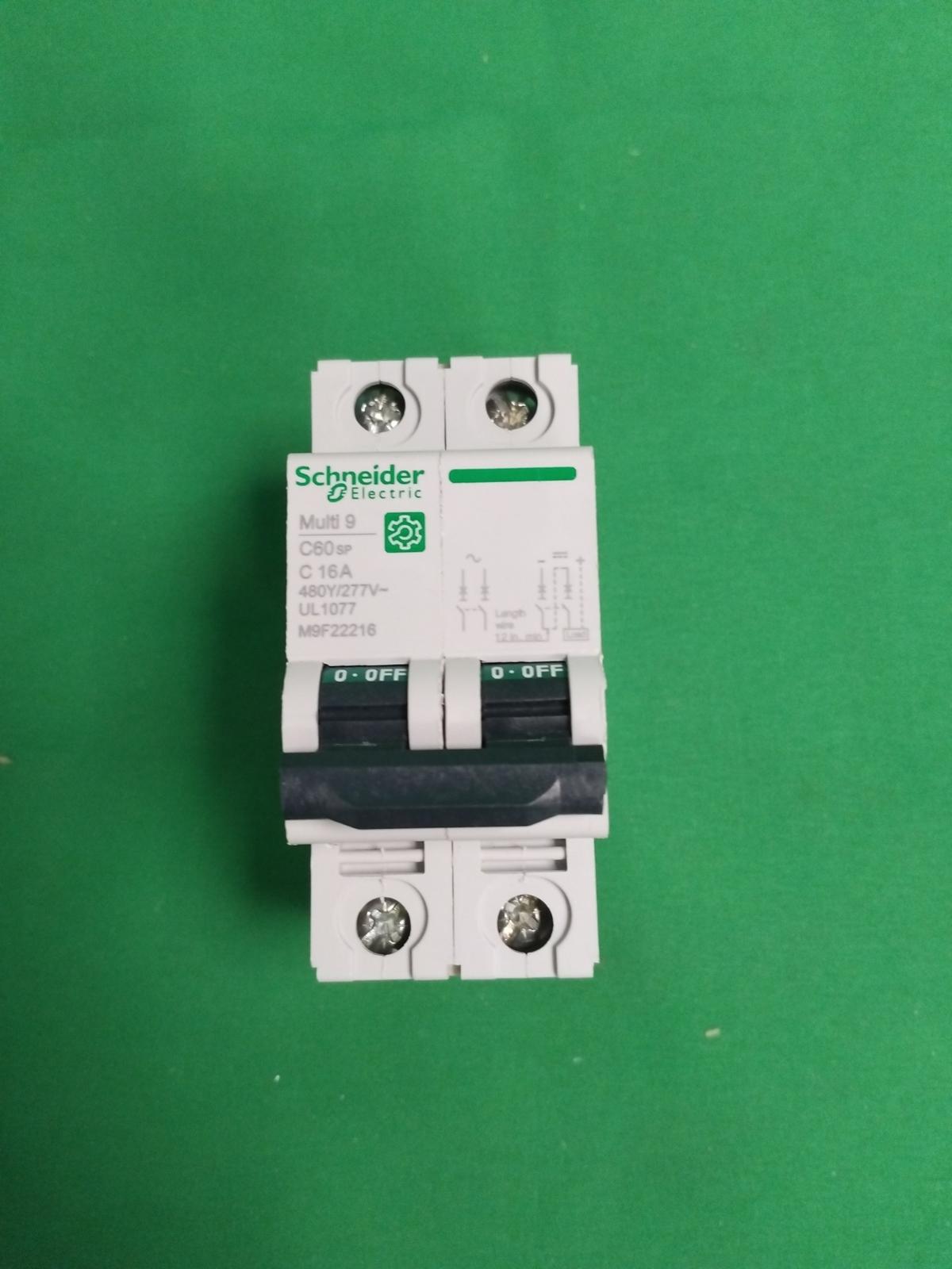 Miniature circuit breaker (MCB), Multi9 C60SP, 2P, 16A, C curve, 10kA (UL1077), 10kA (IEC/EN 60947-2)