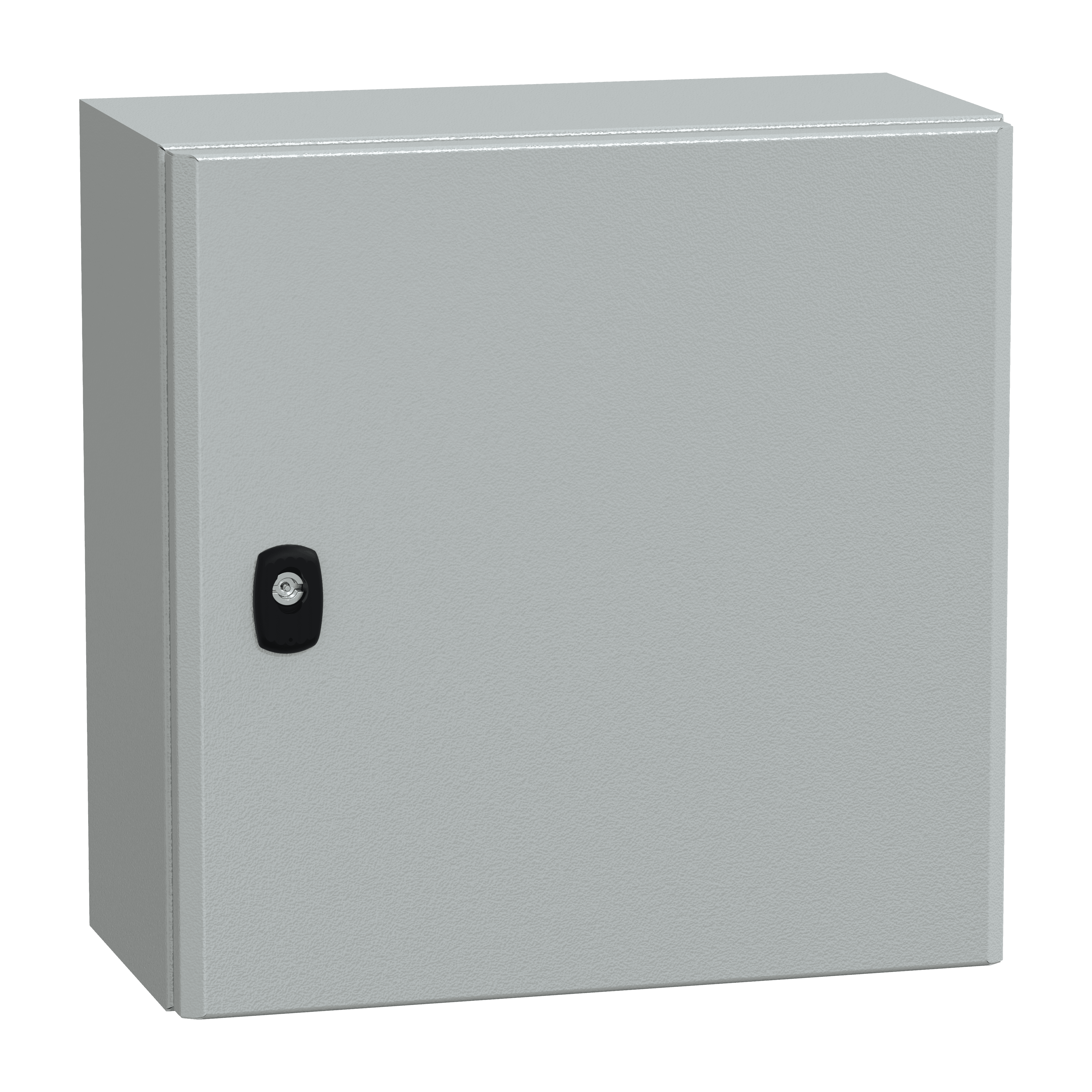 Wall mounted steel enclosure, Spacial S3D, plain door, with mounting plate, 400x400x200mm, IP66, IK10