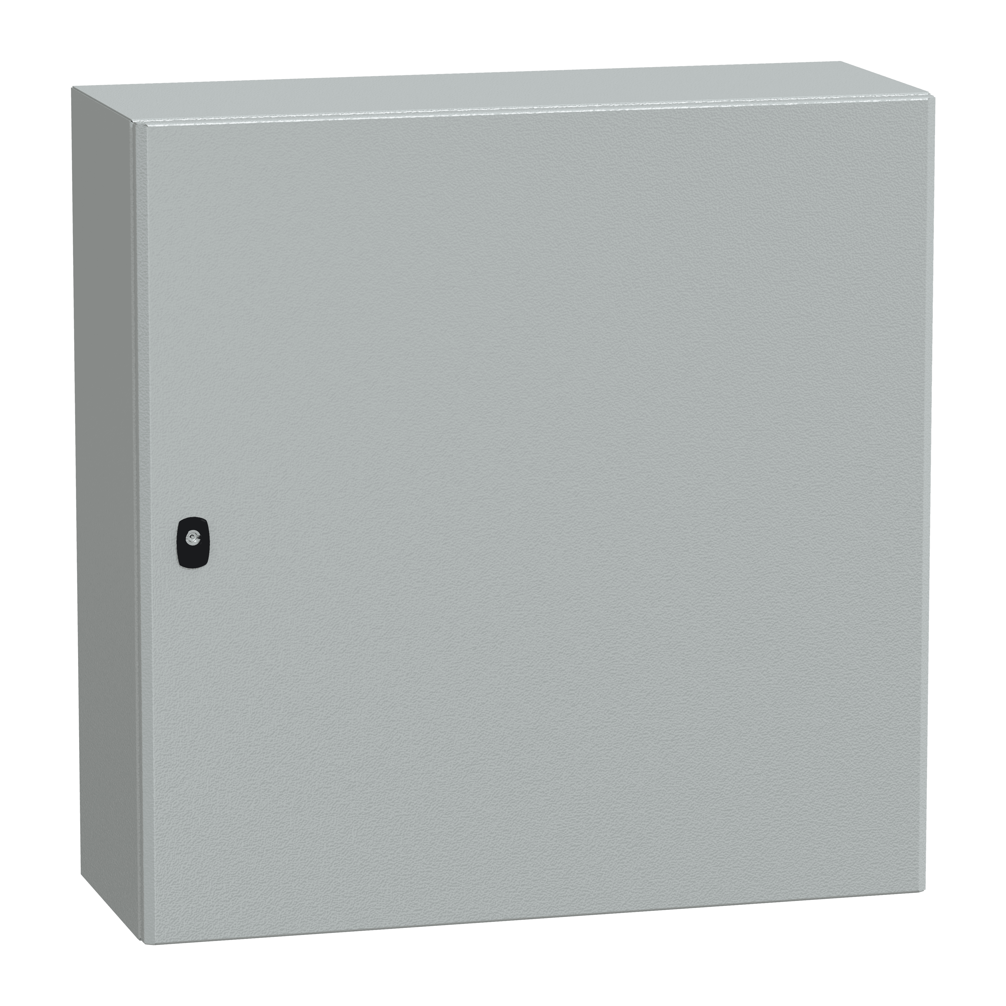 Wall mounted steel enclosure, Spacial S3D, plain door, with mounting plate, 800x800x300mm, IP66, IK10