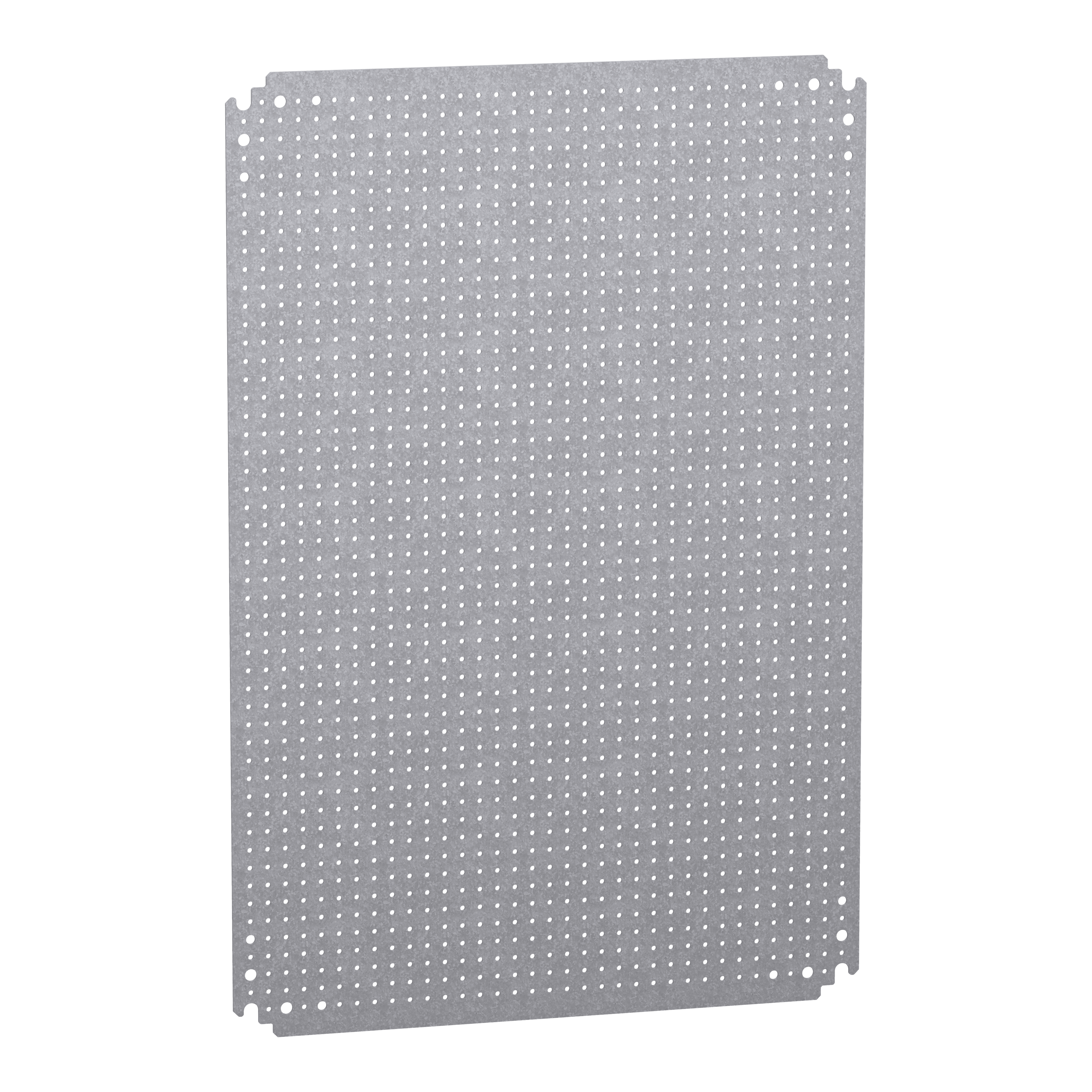 Microperforated mounting plate H700xW500 w/holes diam 3,6mm on 12,5mm pitch