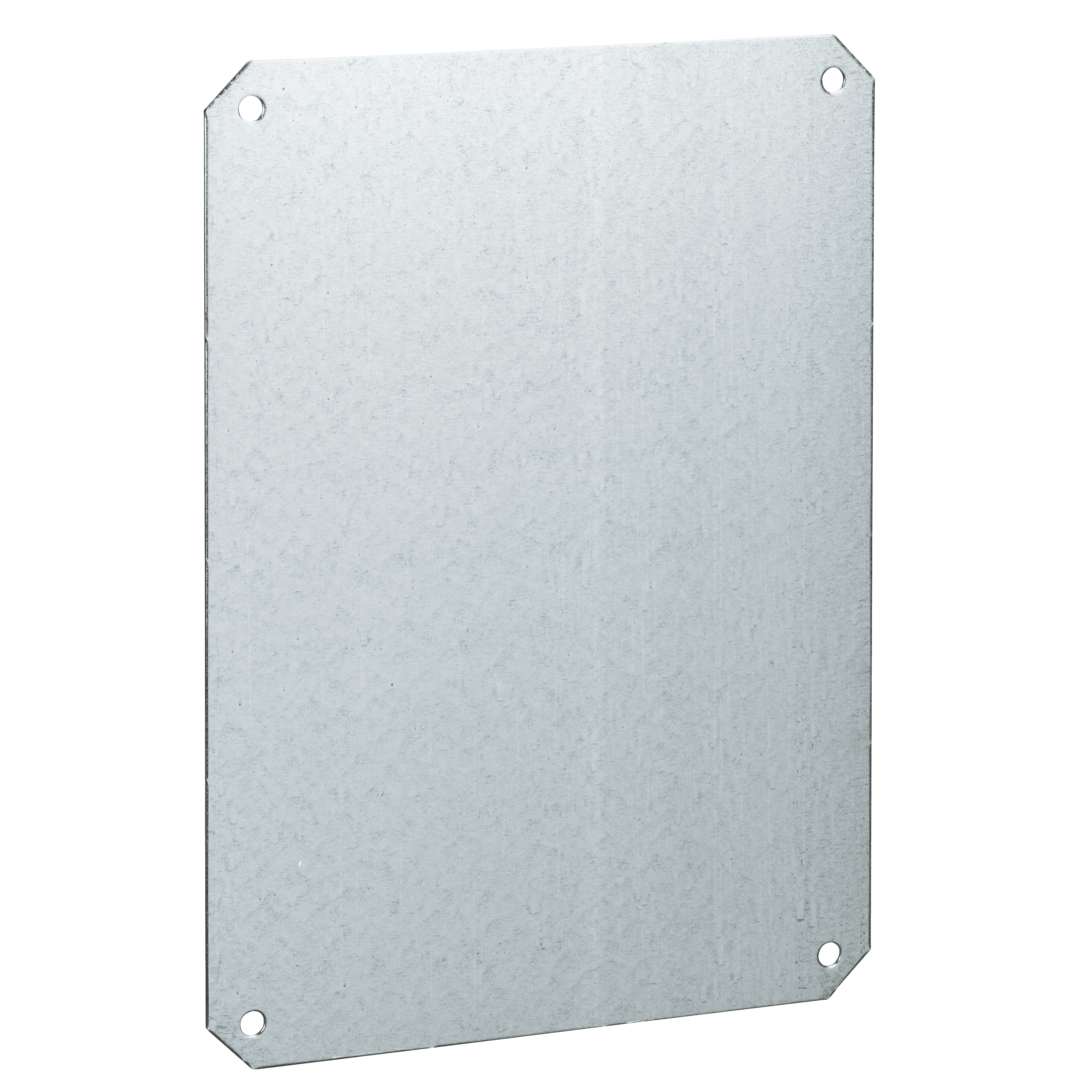 Metallic mounting plate for PLS box 18x27cm