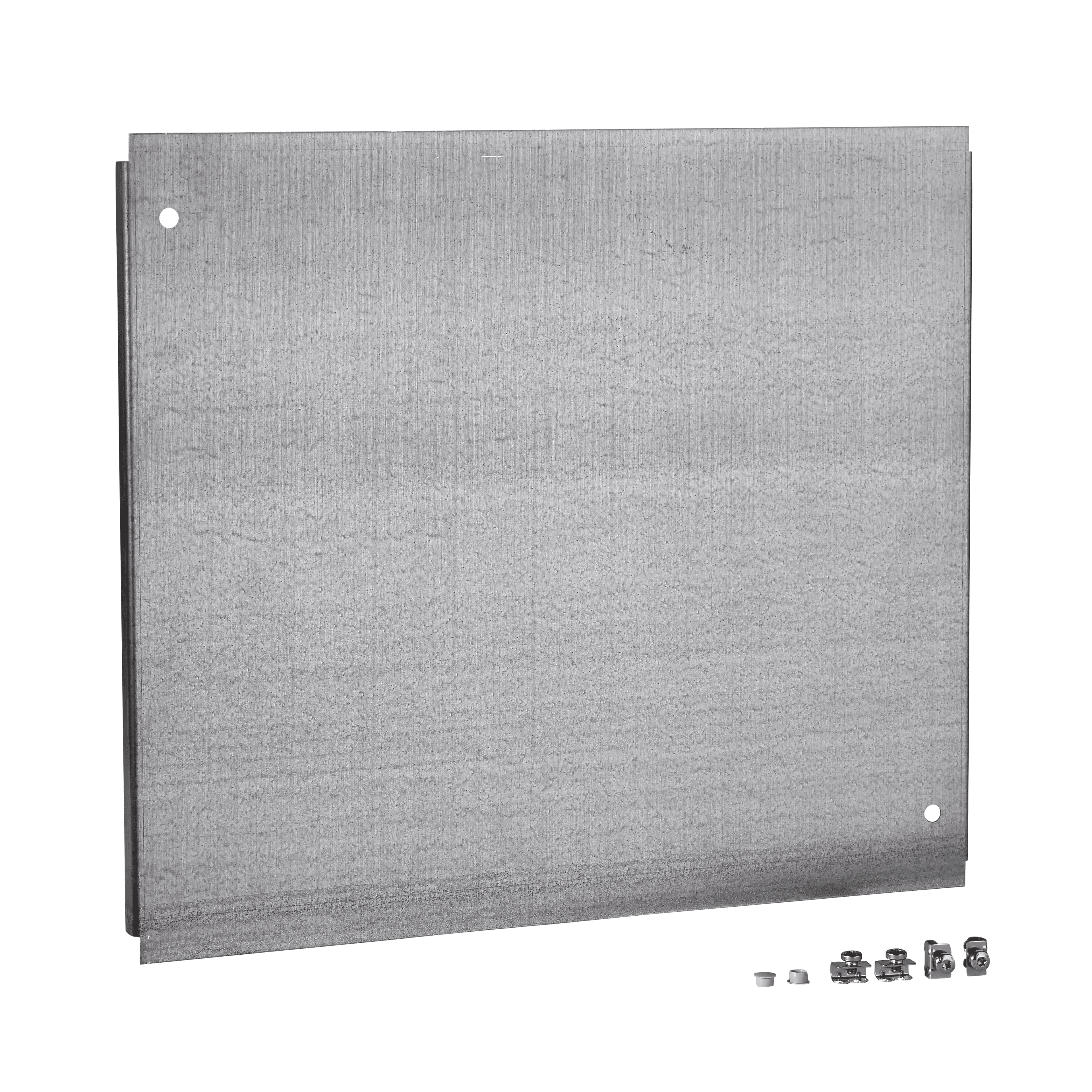 Plain cable gland plate, PanelSeT SFN, Spacial SF, for electrical enclosure W1200 D800mm, fixed by clips