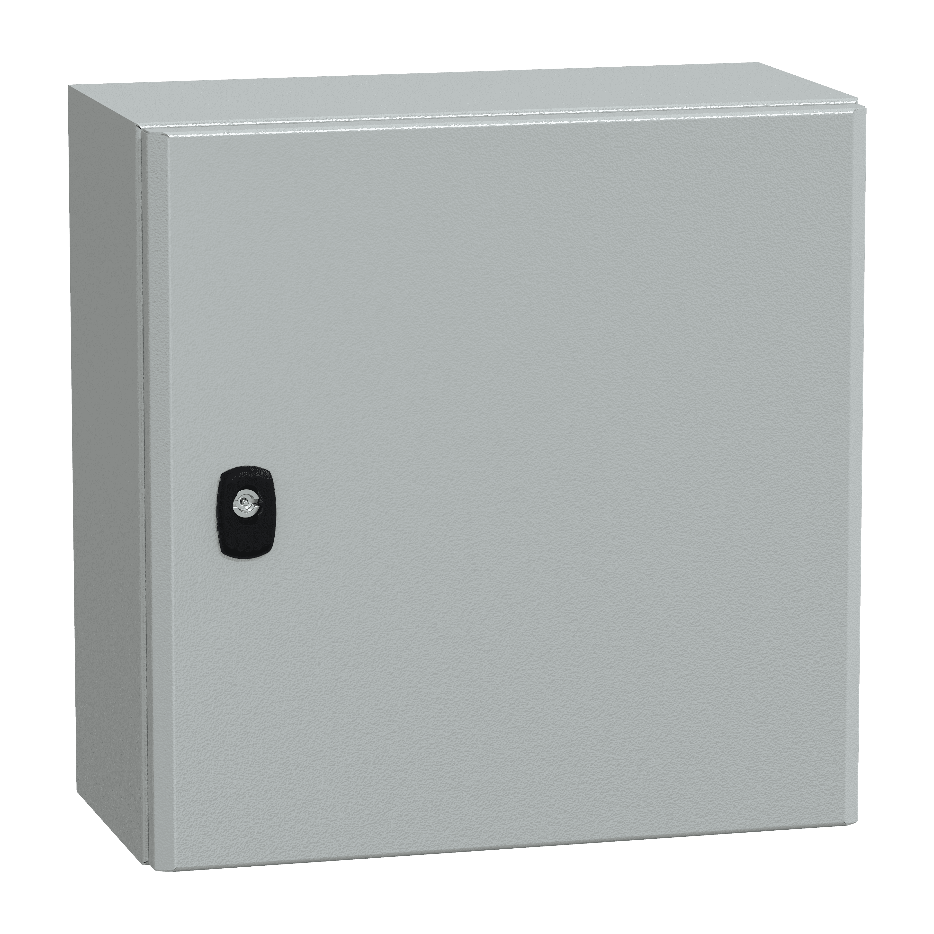 Wall mounted steel enclosure, Spacial S3D, plain door, without mounting plate, 400x400x200mm, IP66, IK10