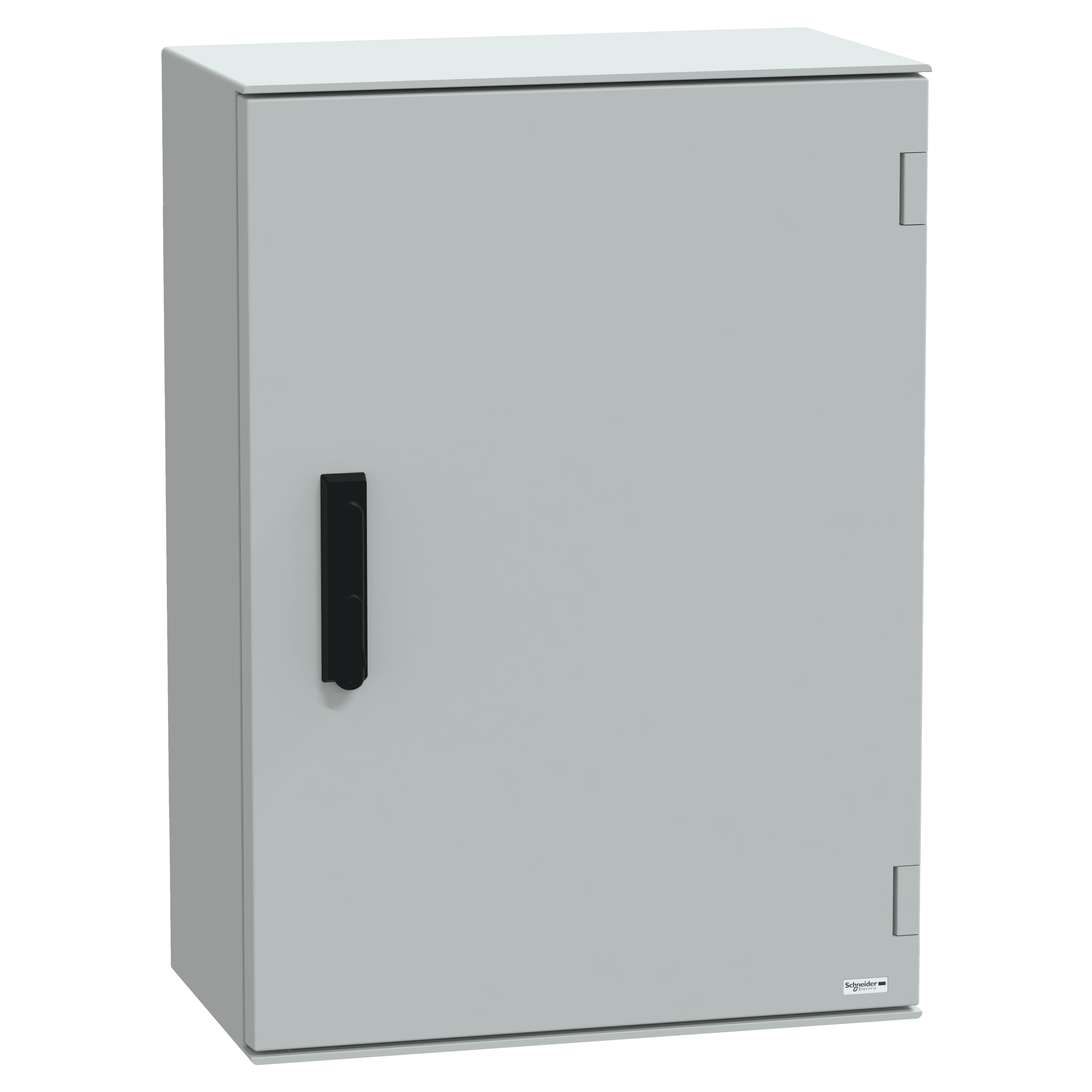 Wall mounted polyester enclosure, Thalassa PLM, plain door, with handle, 747x536x300mm, IP66, IK10, RAL 7035