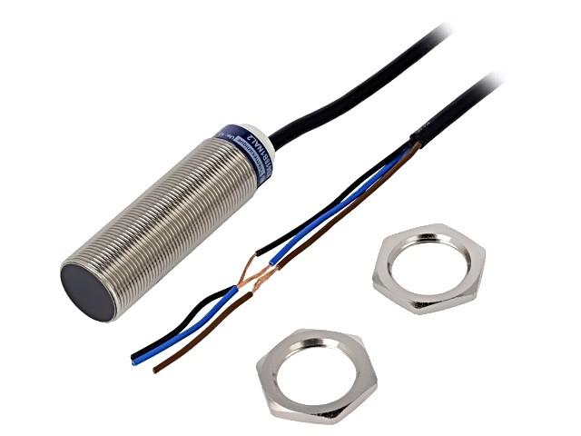 Inductive proximity sensors XS, inductive sensor XS6 M18, L62mm, brass, Sn8mm, 12...48 VDC, cable 2 m