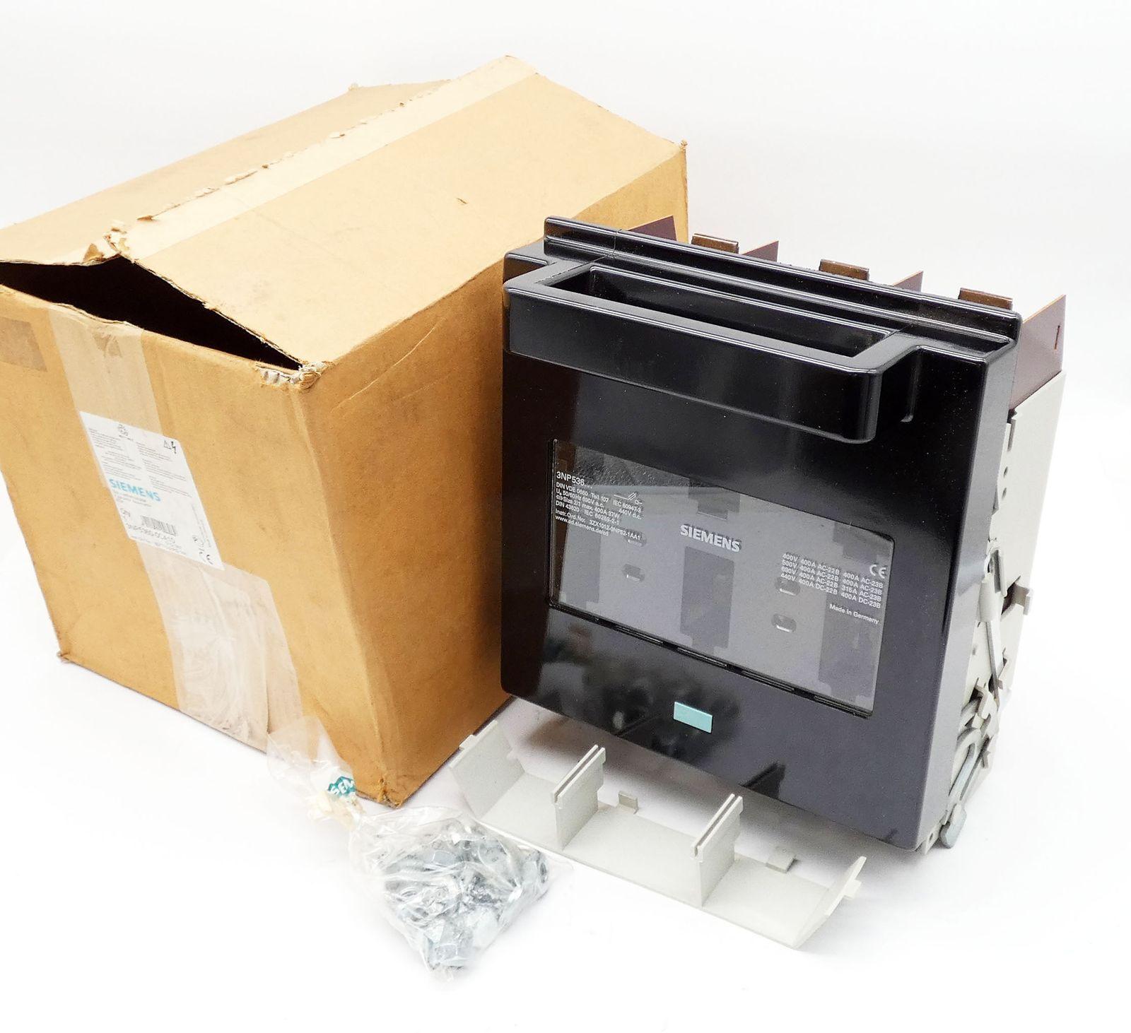 SW DISC 3NP 400A FLAT TRML SZ2 AUX