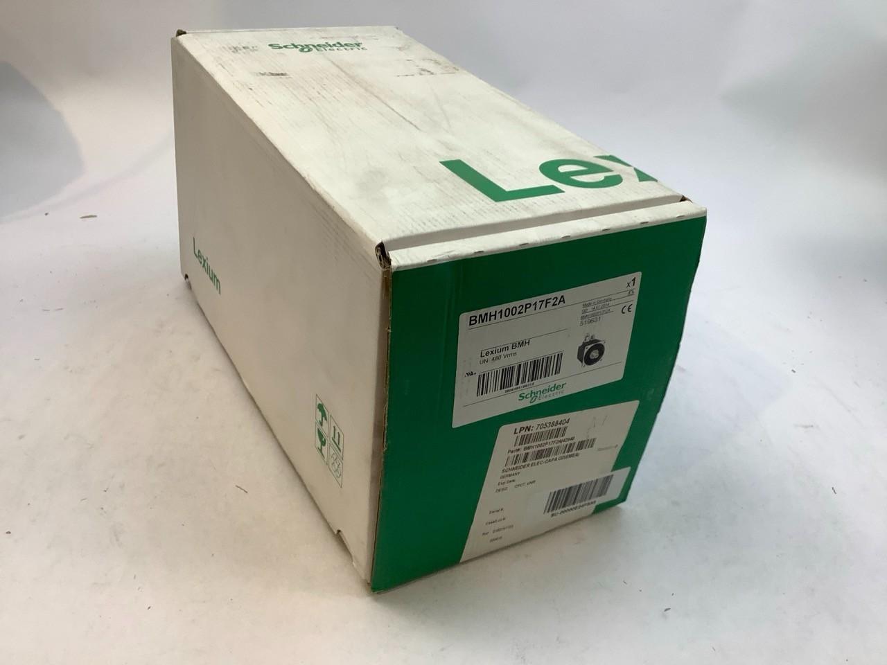 servo motor BMH, Lexium 32, 6.2Nm, 6000rpm, keyed shaft, with brake, IP54, 16 multiturn encoder