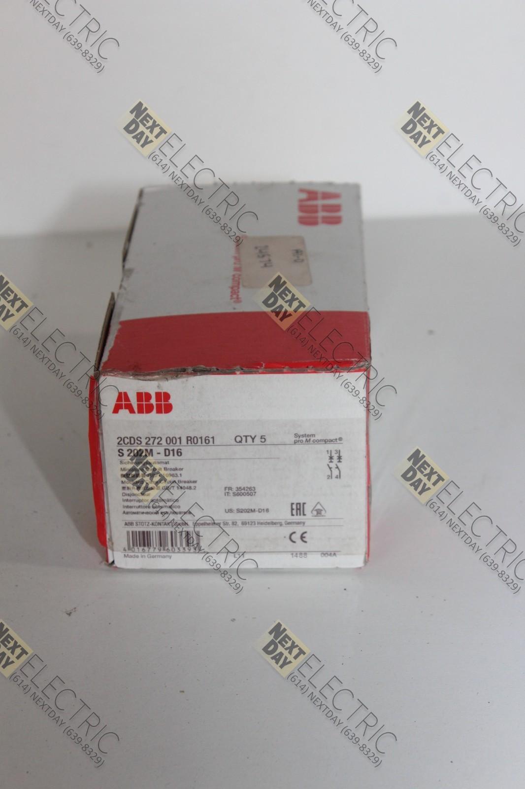 S202M-D16 Miniature Circuit Breaker - 2P - D - 16 A