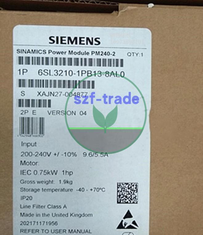 SINAMICS PM240-2 IP20-FSA-A-230V-0.75KW
