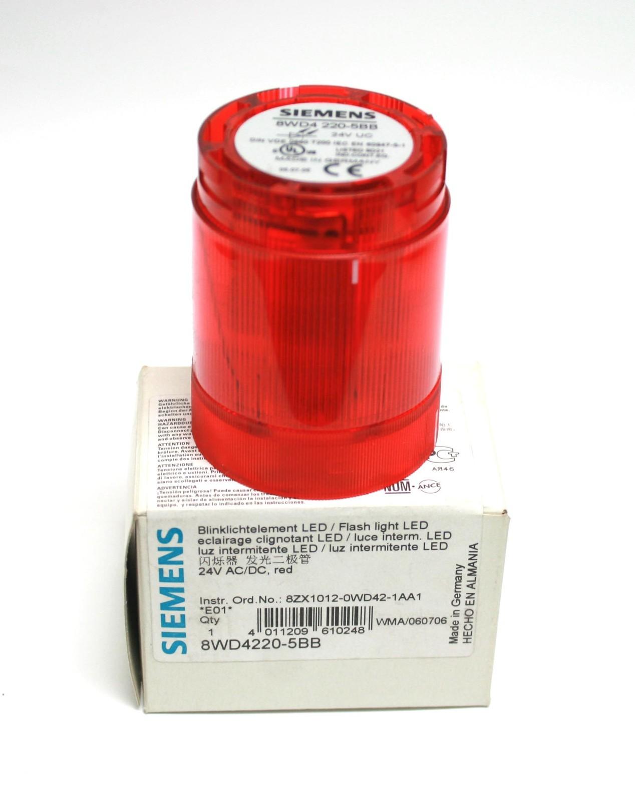 SIGNAL COLUMN, 24V, 50MM, LED, RED, IP54