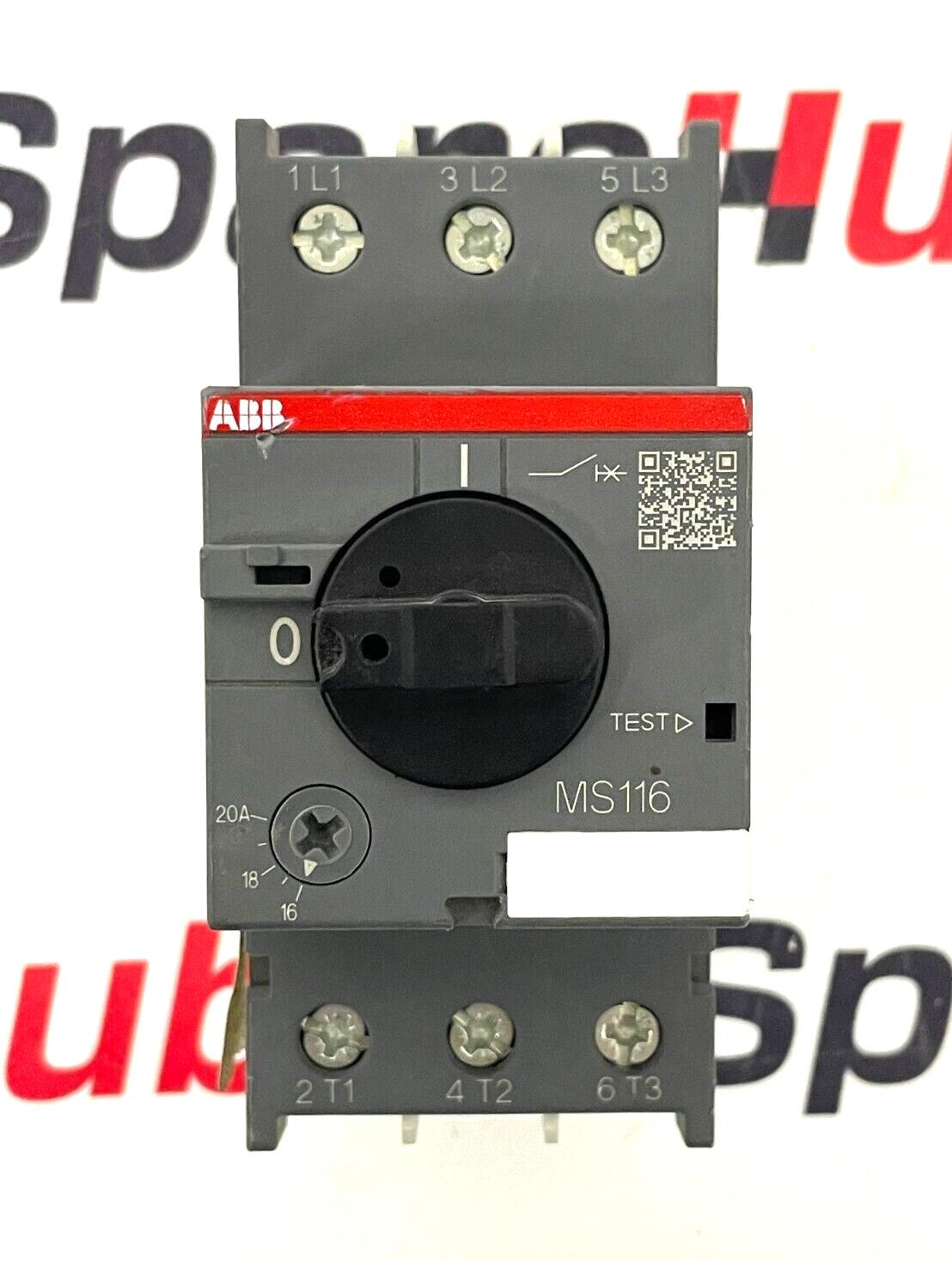 MS116-20 Manual Motor Starter 16 ... 20 A