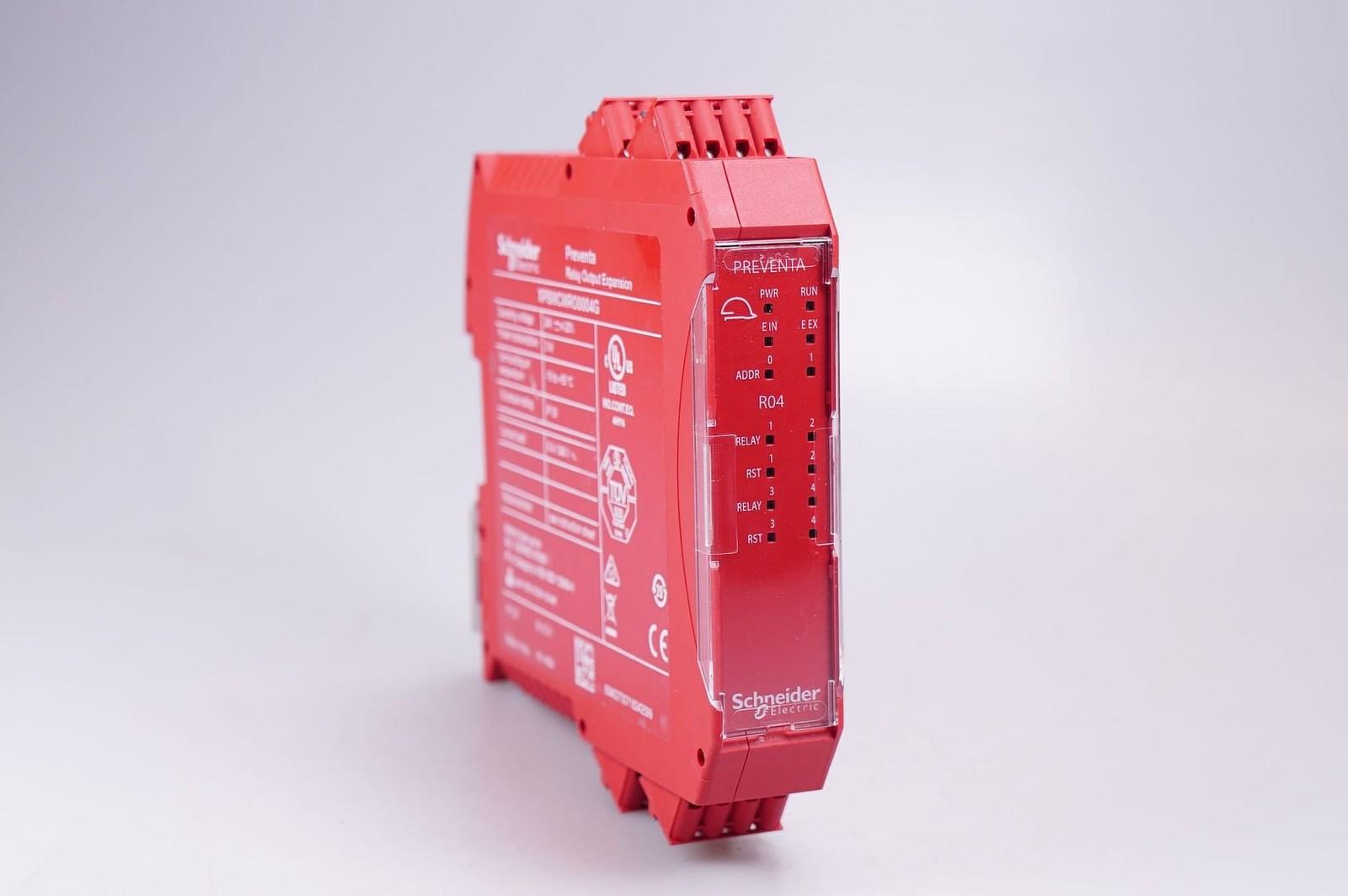 expansion module, Modicon MCM, 4 safety relay outputs, with backplane connection, screw