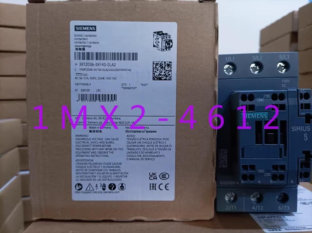 CONTACTOR S2 50A 110VDC VAR SPRG 1NO/1NC