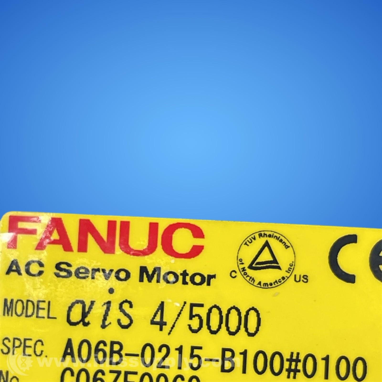 A06B-0215-B100#0100 AIS AC Servo Motor FNIP