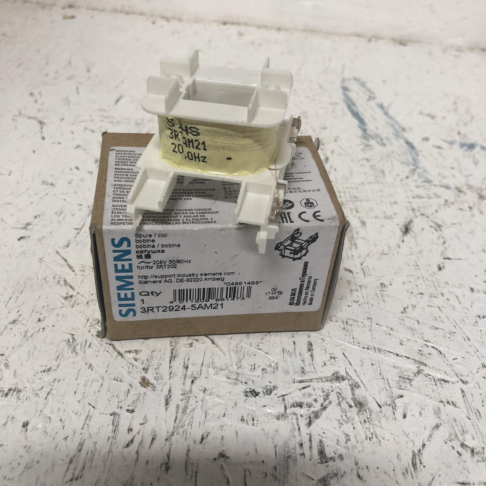 COIL FOR 3RT202 CONTACTOR 208VAC 50/60HZ
