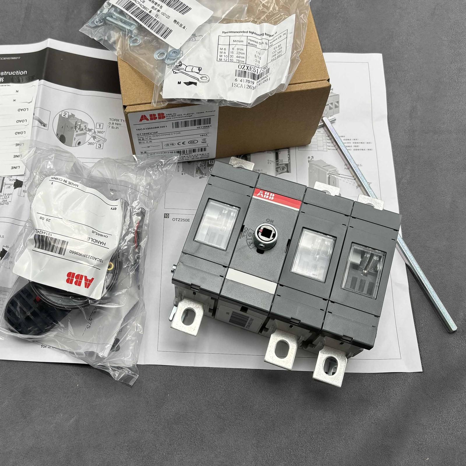 OT160EV12P SWITCH-DISCONNECTOR