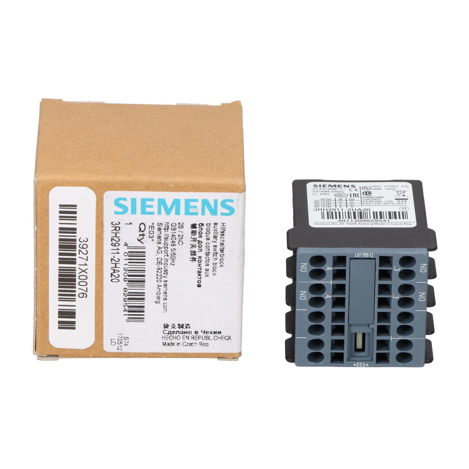 AUX. SWITCH 2NO FOR S0 SPRING