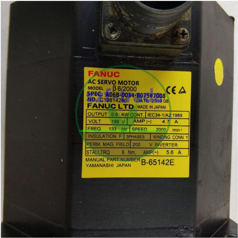A06B-0034-B075#7008 Servo Motor
