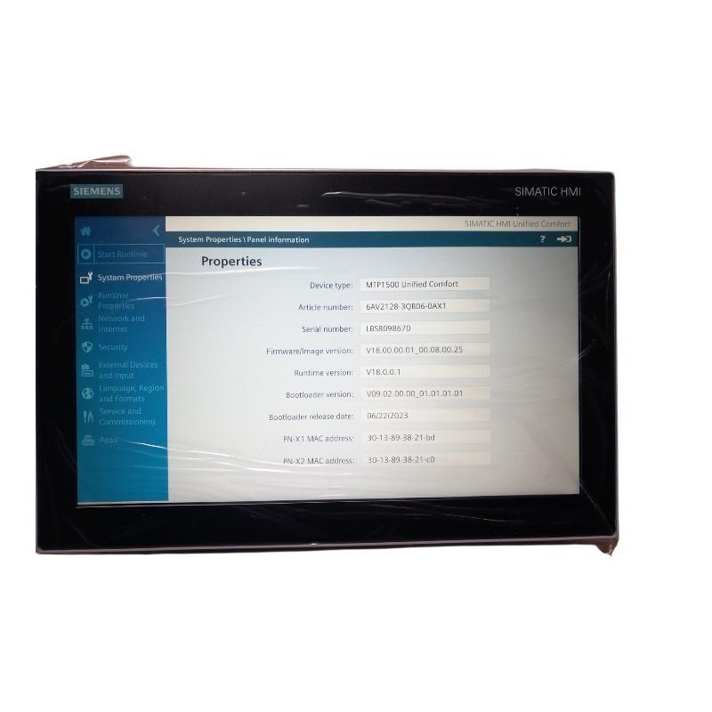 SIMATIC HMI MTP1500 Unified Comfort