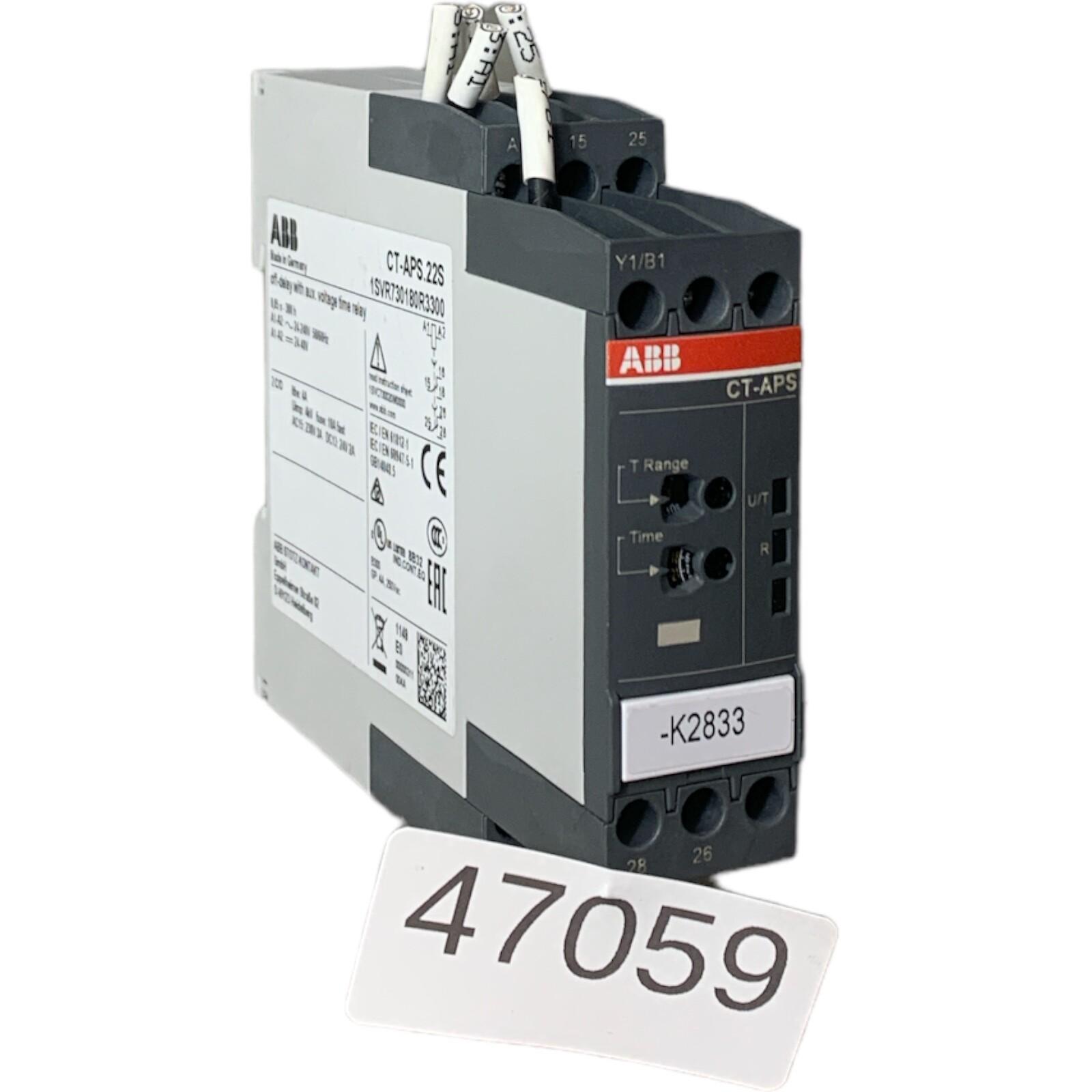 CT-APS.22S TIME RELAY OFF-DELAY
