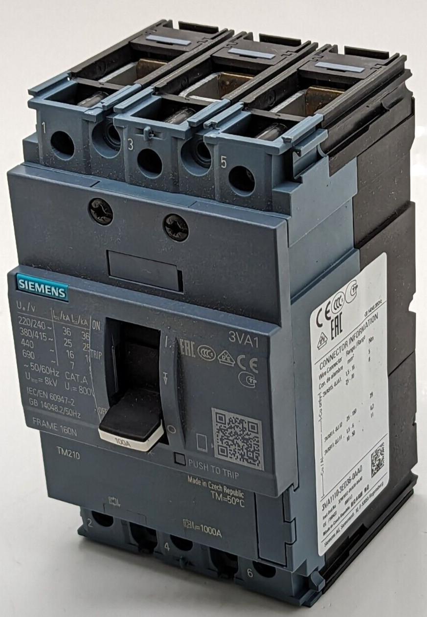 BRKR 3VA11 3P 100A 25KA FTFM BOX