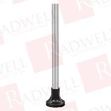 Fixing base, Harmony XVB, for modular tower lights, plastic, 70mm, 780mm black aluminium support tube + black fixing plate