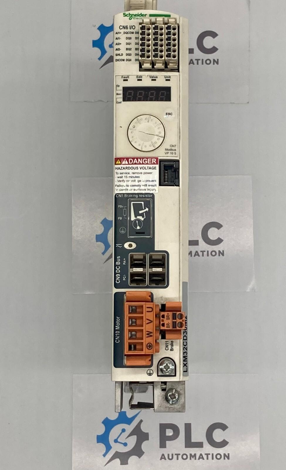 motion servo drive, Lexium 32, 30A, single phase, supply voltage 115 to 230V, 0.8 to 1.6kW, modbus