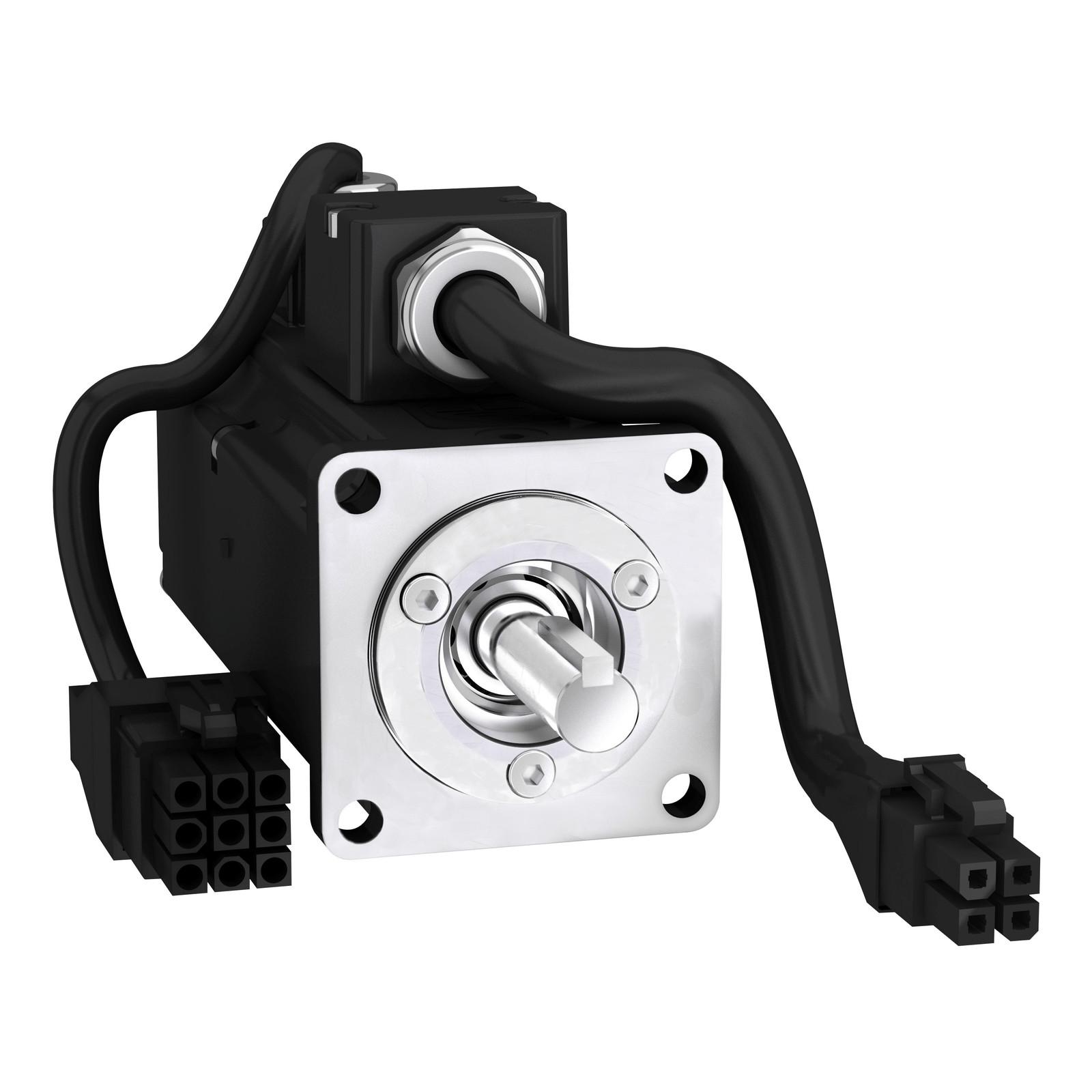 servo motor BCH, Lexium 28, 40mm, 50W, 0.055kg.cm², with oil seal, with key, brake, leads connection