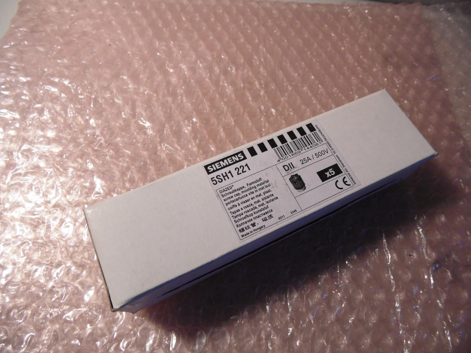 SCREW CAP FOR DIAZED FUSE, 25A, AC/DC, 500V