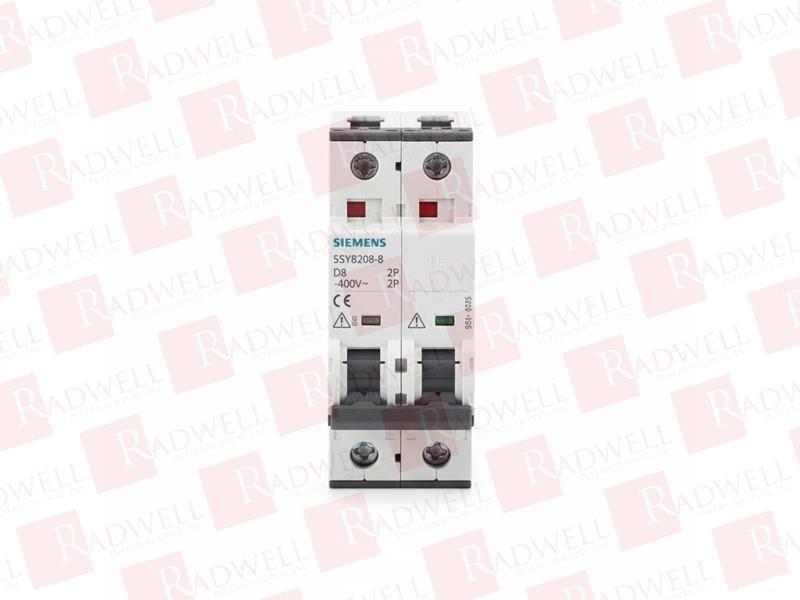 SUP PTOR 5SY8 2P 480V 8A 5K D-TRIP